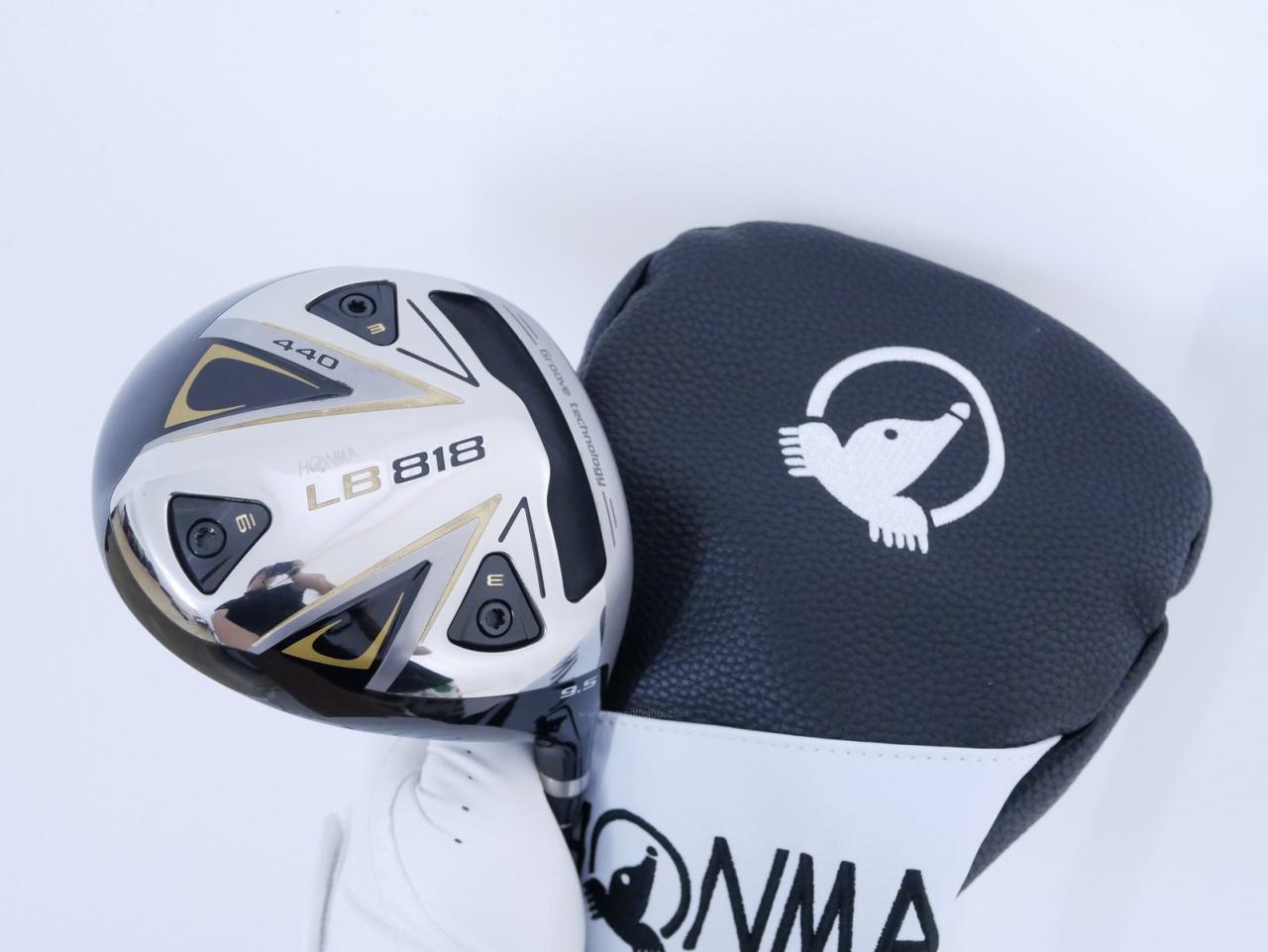 Driver : Honma : ไดรเวอร์ Honma LB-818 440 (ออกปี 2021 ตีง่าย ไกล) Loft 9.5 ก้าน Honma Vizard 45 Flex S