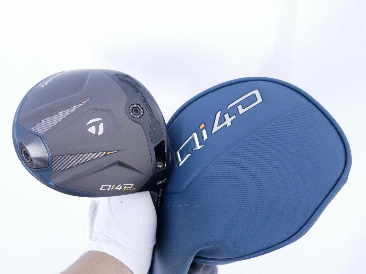 Driver : Taylormade : ไดรเวอร์ Taylormade Qi4D MAX (รุ่นใหม่ล่าสุด ออกปี 2026) Loft 9 ก้าน Mitsubishi TENSEI TM50 Flex S