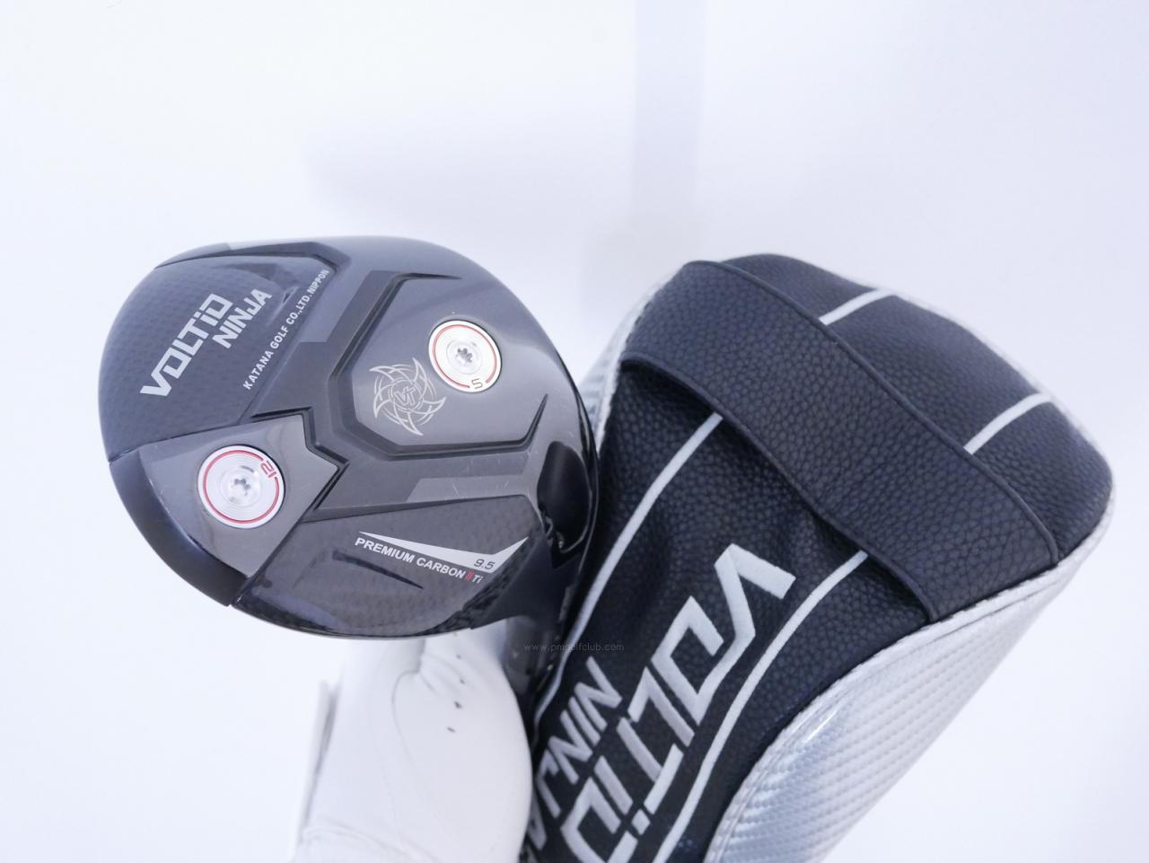 Driver : Katana : ไดรเวอร์ Katana Voltio NINJA Premium Carbon II TI (รุ่นใหม่ล่าสุด ออกปี 2025 ตีไกลมากๆ) Loft 9.5 ก้าน Tour AD VG-02 Flex S