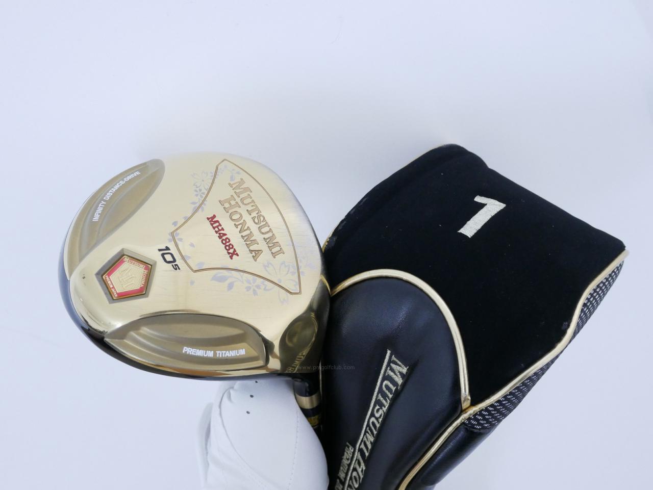 Driver : Other Brand : **มีบุบ** ไดรเวอร์ Mutsumi Honma MH488X (หัวขนาด 488cc. หน้าเด้งเกินกฏ) Loft 10.5 Flex R