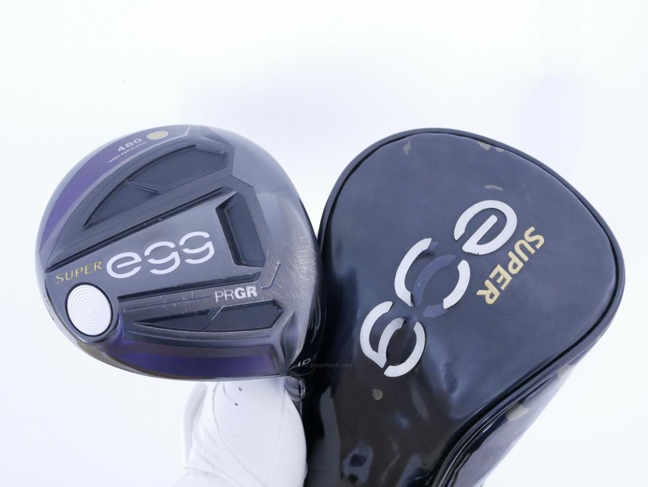 Driver : PRGR : ไดรเวอร์ PRGR Super EGG 480cc. (ปี 2021 หน้าเด้งเกินกฏ ตีไกลมาก) Loft 10.5 Flex R (M-37)