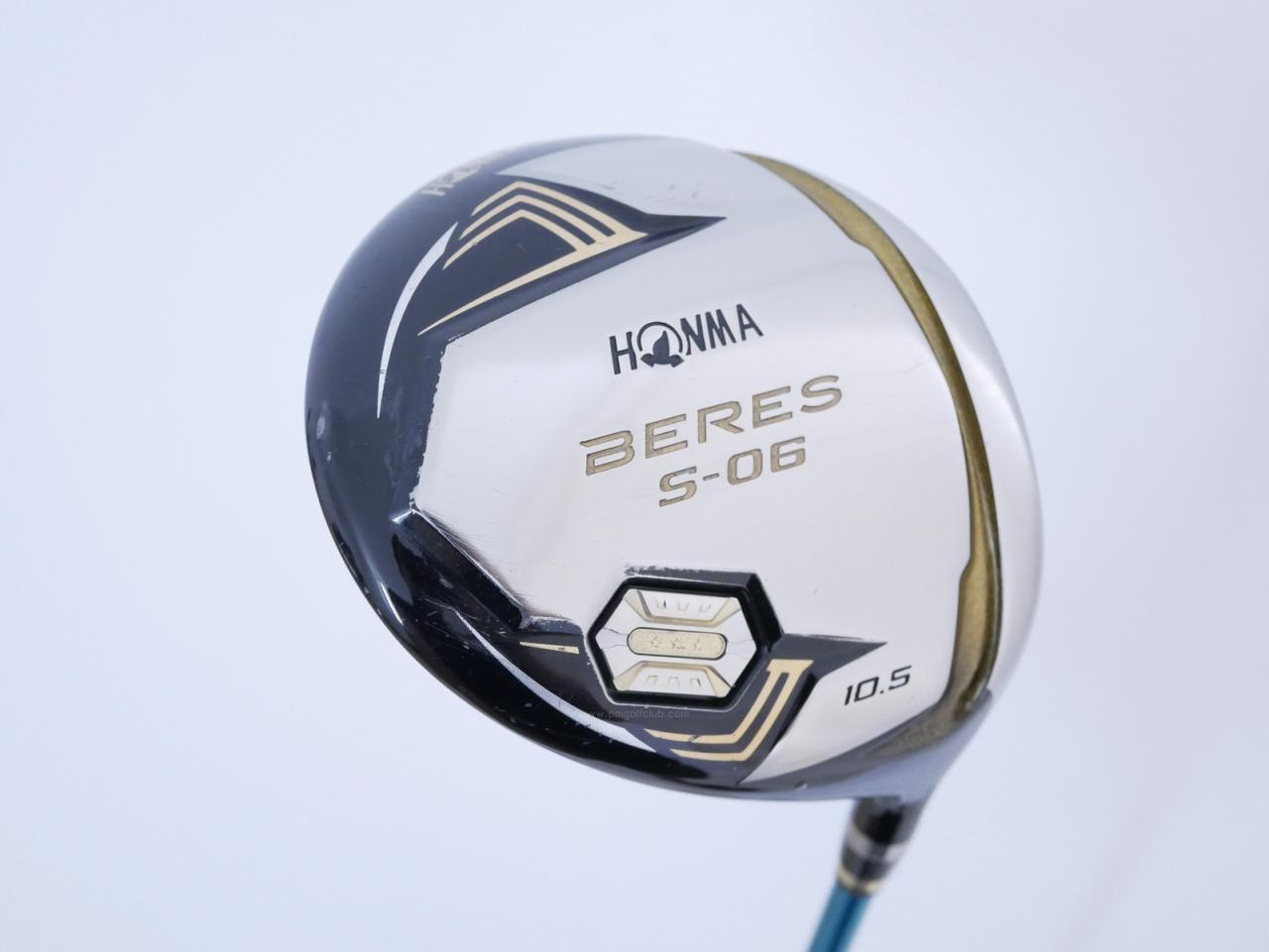 Driver : Honma : **ก้าน 3 ดาว** ไดรเวอร์ Honma Beres S-06 (ปี 2019) Loft 10.5 ก้าน ARMRQ X (43) Flex R (3 ดาว)