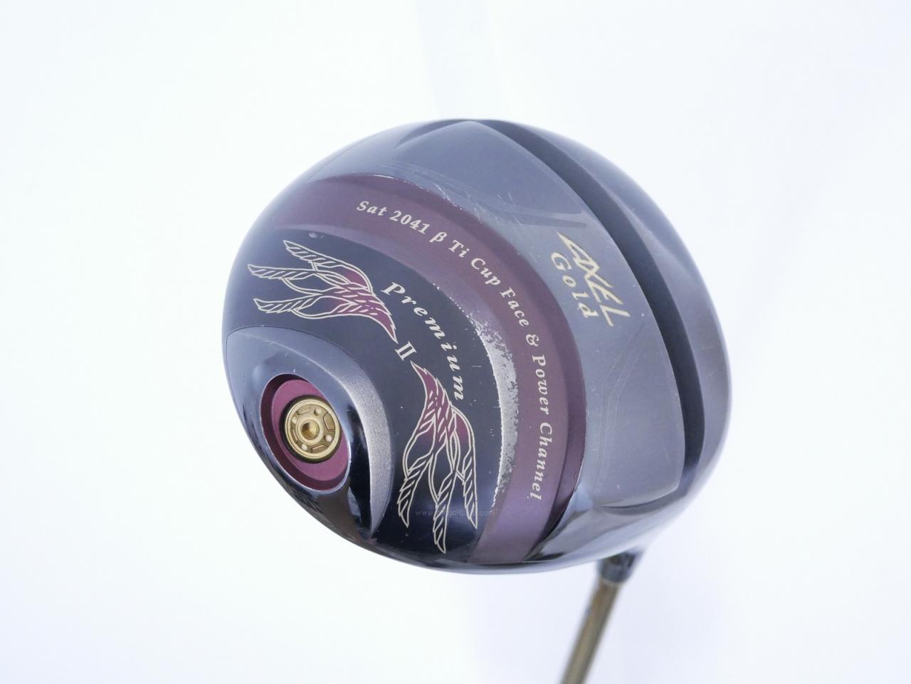 Driver : Tsuruya : Tsuruya AXEL Gold Premium II (รุ่นปี 2017 ตัวท๊อป หน้าเด้งสุดๆ COR 0.86 ของใหม่ 4 หมื่น) Loft 10.5 Flex R