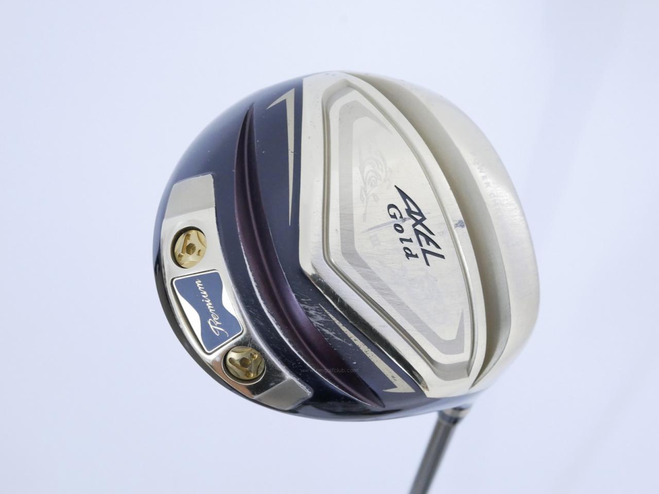 Driver : Tsuruya : Tsuruya AXEL Gold Premium III (รุ่นปี 2019 ตัวท๊อป หน้าเด้งสุดๆ COR 0.86 ของใหม่ 4 หมื่น) Loft 11 Flex R