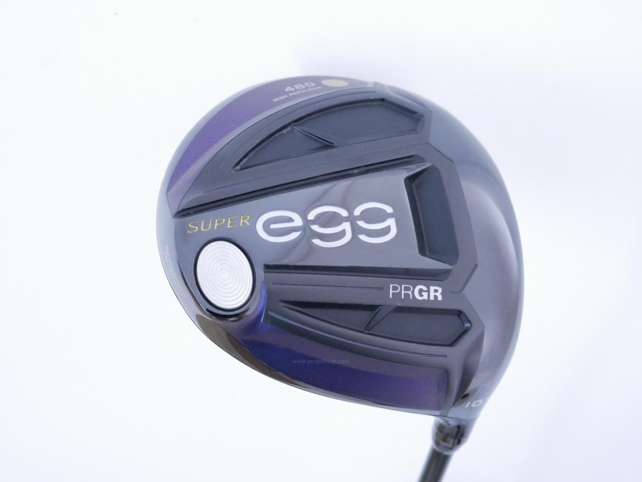 Driver : PRGR : ไดรเวอร์ PRGR Super EGG 480cc. (ปี 2021 หน้าเด้งเกินกฏ ตีไกลมาก) Loft 10.5 Flex R2 (M-35)