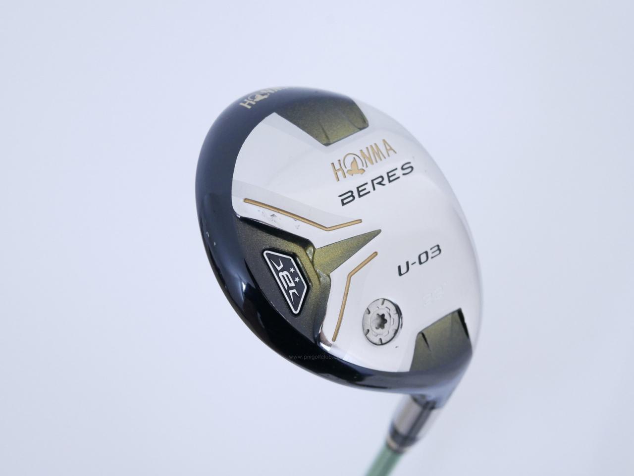 Fairway Wood : Honma : ไม้กระเทย Honma Beres U-03 (ปี 2016) Loft 22 ก้าน ARMRQ 8 (45) Flex R (2 ดาว)