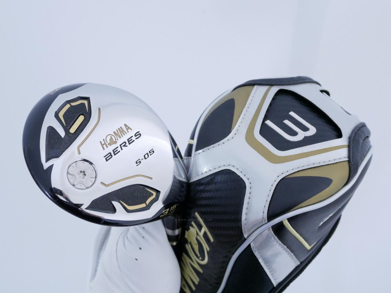 Fairway Wood : Honma : **ก้าน 3 ดาว** หัวไม้ 3 Honma Beres S-05 (ปี 2017) Loft 15 ก้าน ARMRQ ∞ (53) Flex SR (3 ดาว)