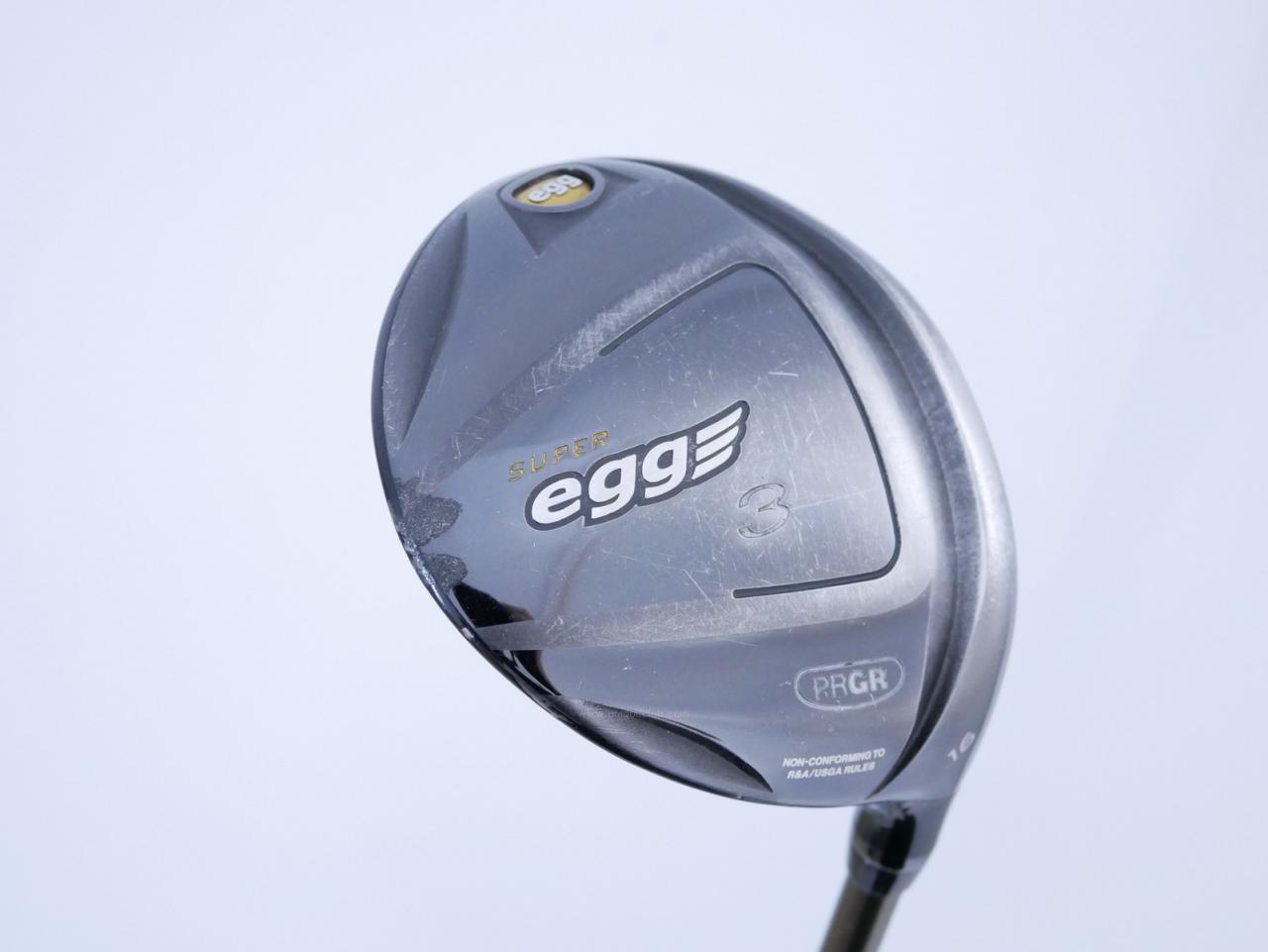 Fairway Wood : PRGR : หัวไม้ 3 PRGR Super Egg (หน้าเด้งเกินกฏ COR 0.84 ออกปี 2018 หายากมาก) Loft 16 Flex R2 (M-35)