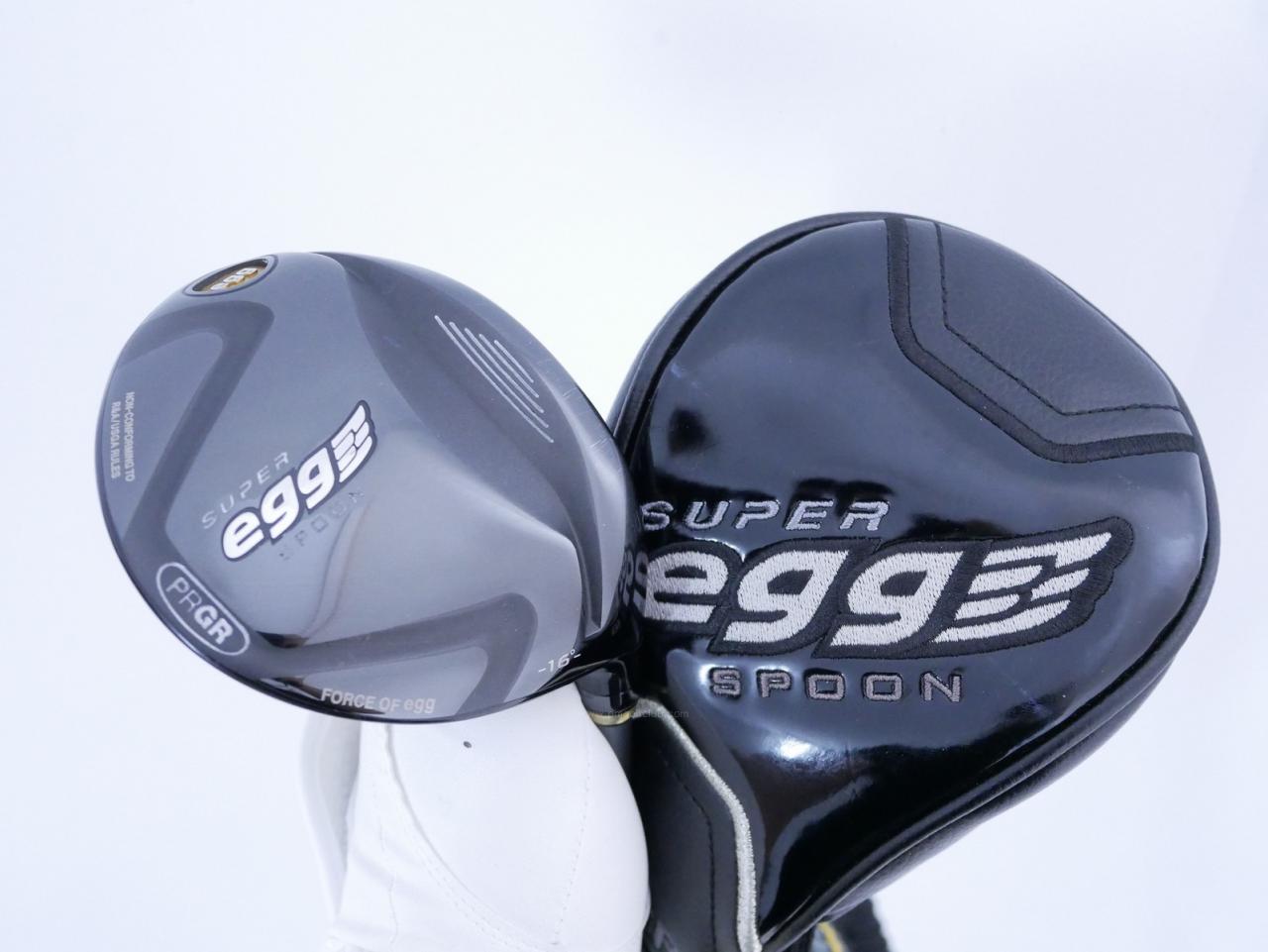 Fairway Wood : PRGR : หัวไม้ 3 PRGR Super Egg (หน้าเด้งเกินกฏ COR 0.84 ปี 2017 หายากมาก) Loft 16 Flex SR (M-40)