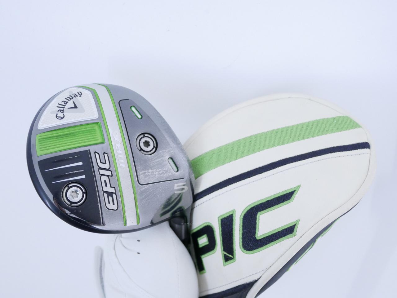Fairway Wood : callaway : หัวไม้ 5 Callaway EPIC MAX (รุ่นปี 2021) Loft 18 ก้าน Mitsubishi Diamana 40 Flex R