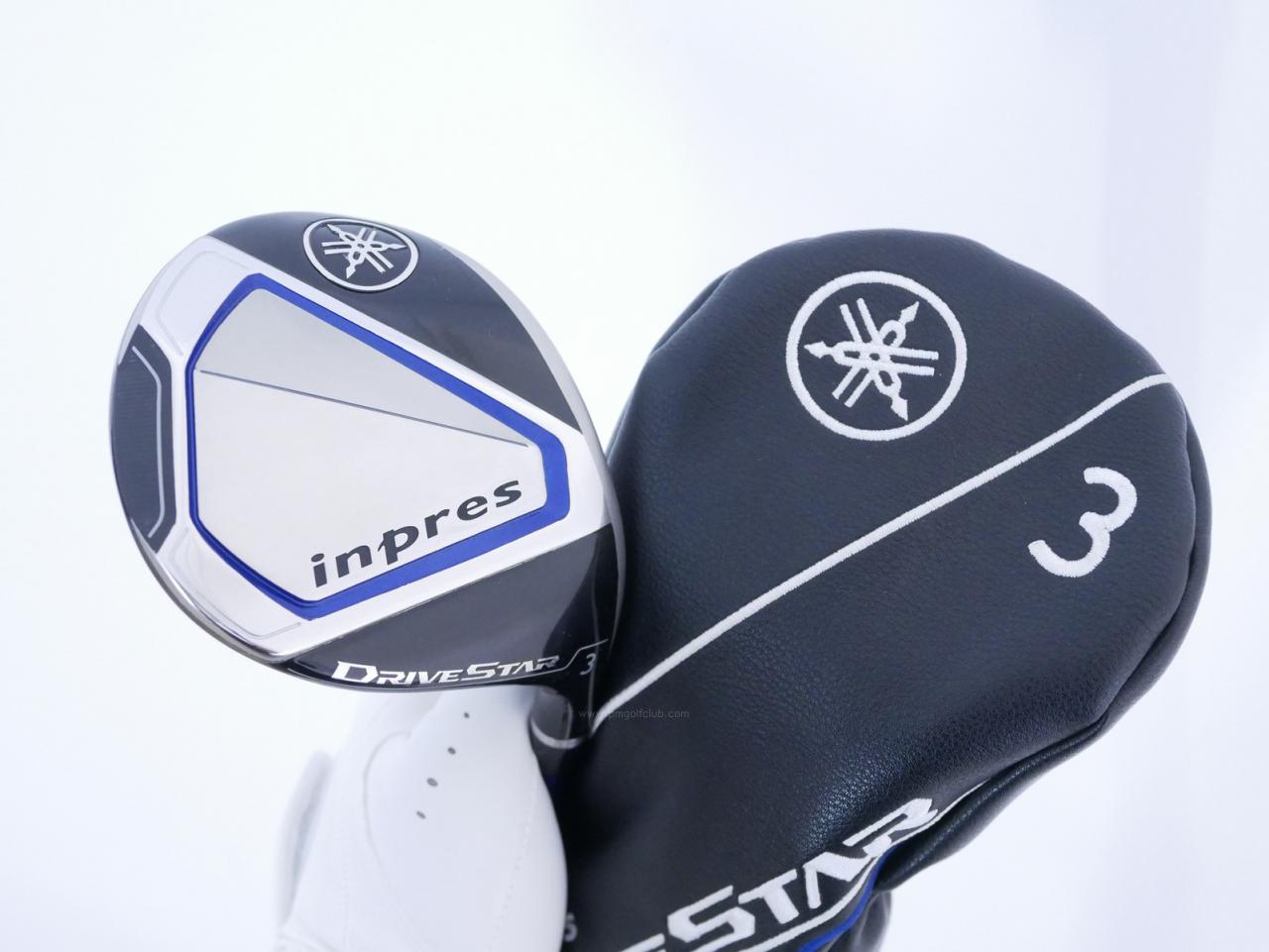 Fairway Wood : Yamaha : หัวไม้ 3 Yamaha Inpres DriveStar (รุ่นปี 2023 ตีไกลมากๆ) Loft 15 ก้าน Fujikura Speeder NX M423f Flex S