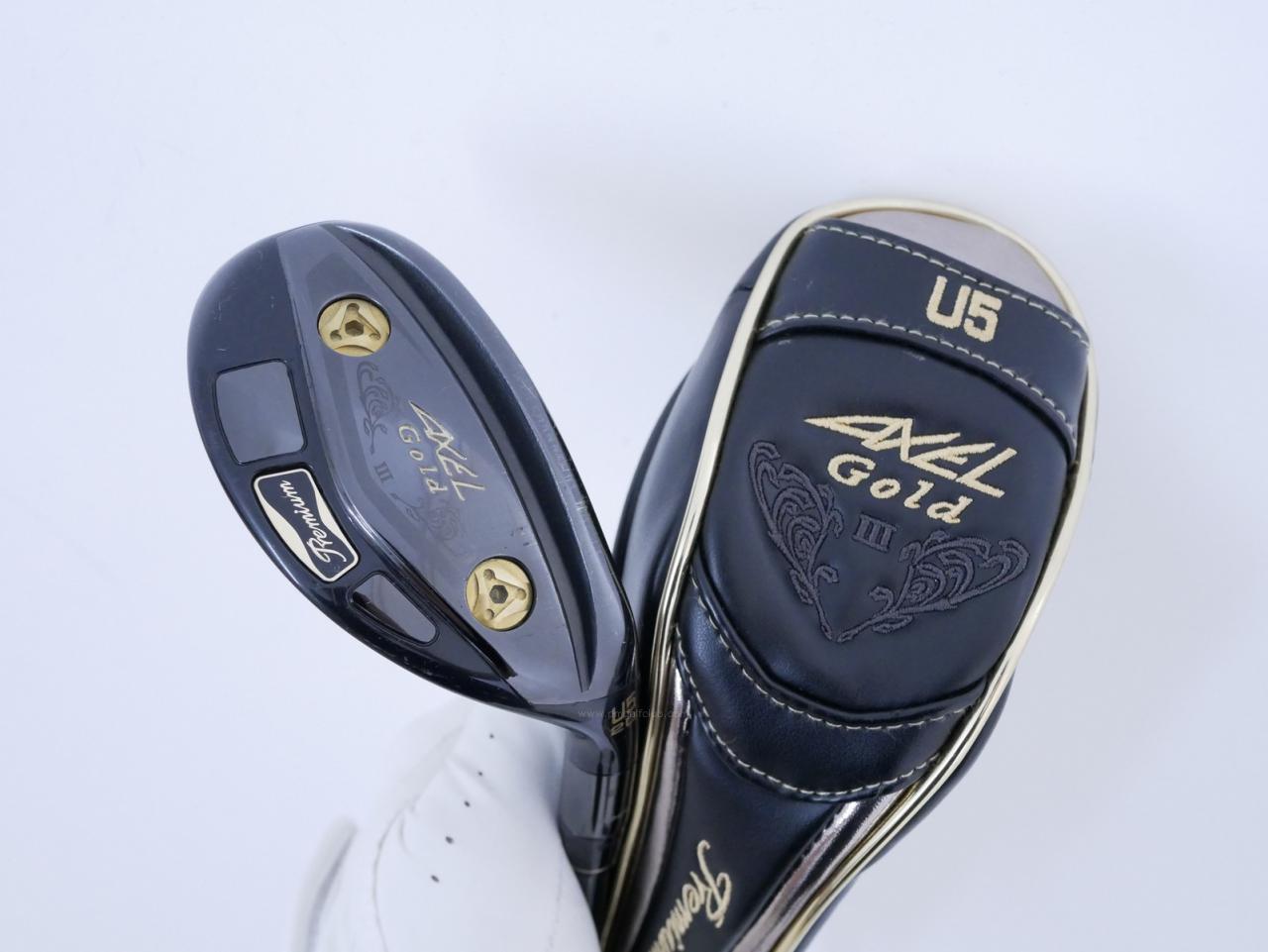 Fairway Wood : Tsuruya : ไม้กระเทย Tsuruya AXEL Gold Premium III (รุ่นปี 2019 ตัวท๊อป) Loft 20 Flex R