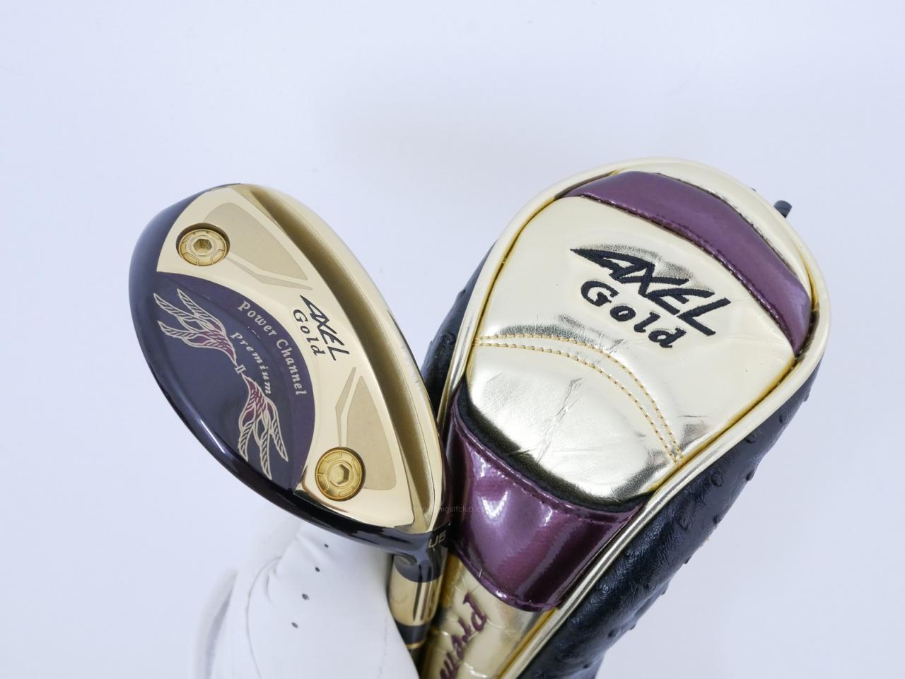 Fairway Wood : Tsuruya : ไม้กระเทย Tsuruya AXEL Gold Premium II (รุ่นท๊อปสุด หายากมาก) Loft 20 Flex R