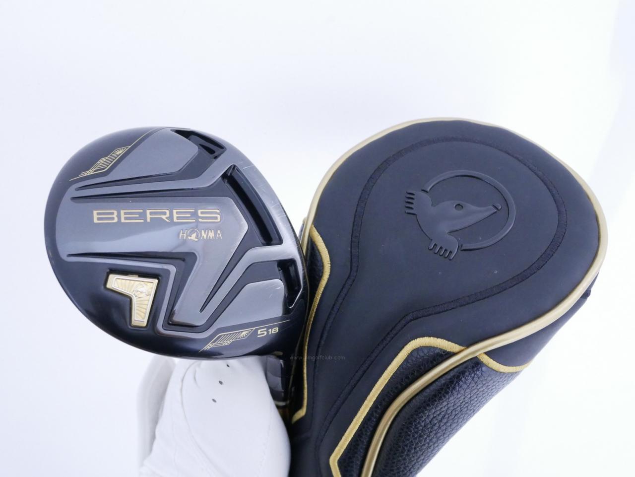 Fairway Wood : Honma : **ก้าน 3 ดาว** หัวไม้ 5 Honma Beres Black (รุ่นปี 2023) Loft 18 ก้าน Honma ARMRQ MX Flex R2 (3 ดาว)