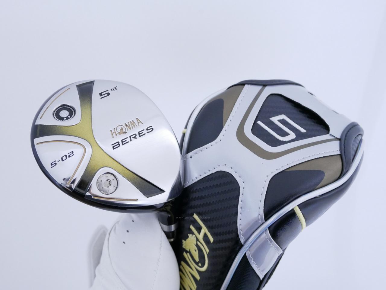 Fairway Wood : Honma : หัวไม้ 5 Honma Beres S-02 Loft 18 ก้าน ARMRQ 6 (49) Flex R (2 ดาว)