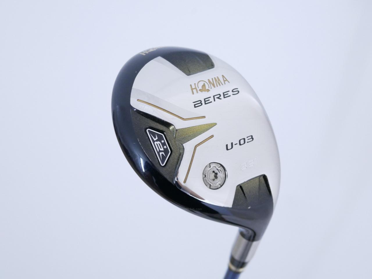Fairway Wood : Honma : ไม้กระเทย Honma Beres U-03 (ปี 2016) Loft 22 ก้าน ARMRQ 8 (54) Flex R (2 ดาว)