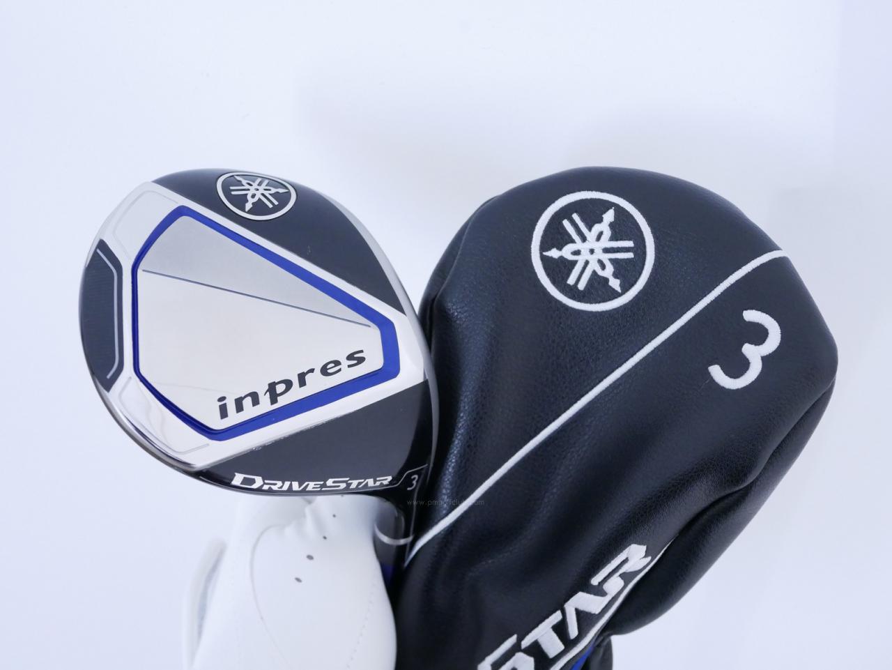 Fairway Wood : Yamaha : หัวไม้ 3 Yamaha Inpres DriveStar (รุ่นปี 2023 ตีไกลมากๆ) Loft 15 ก้าน Fujikura Speeder NX M423f Flex R