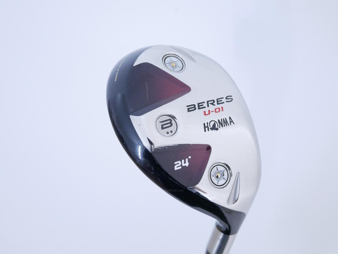 Fairway Wood : Honma : **มีบุบ** ไม้กระเทย Honma Beres U-01 Loft 24 ก้าน ARMRQ 6 (49) Flex R (2 ดาว)