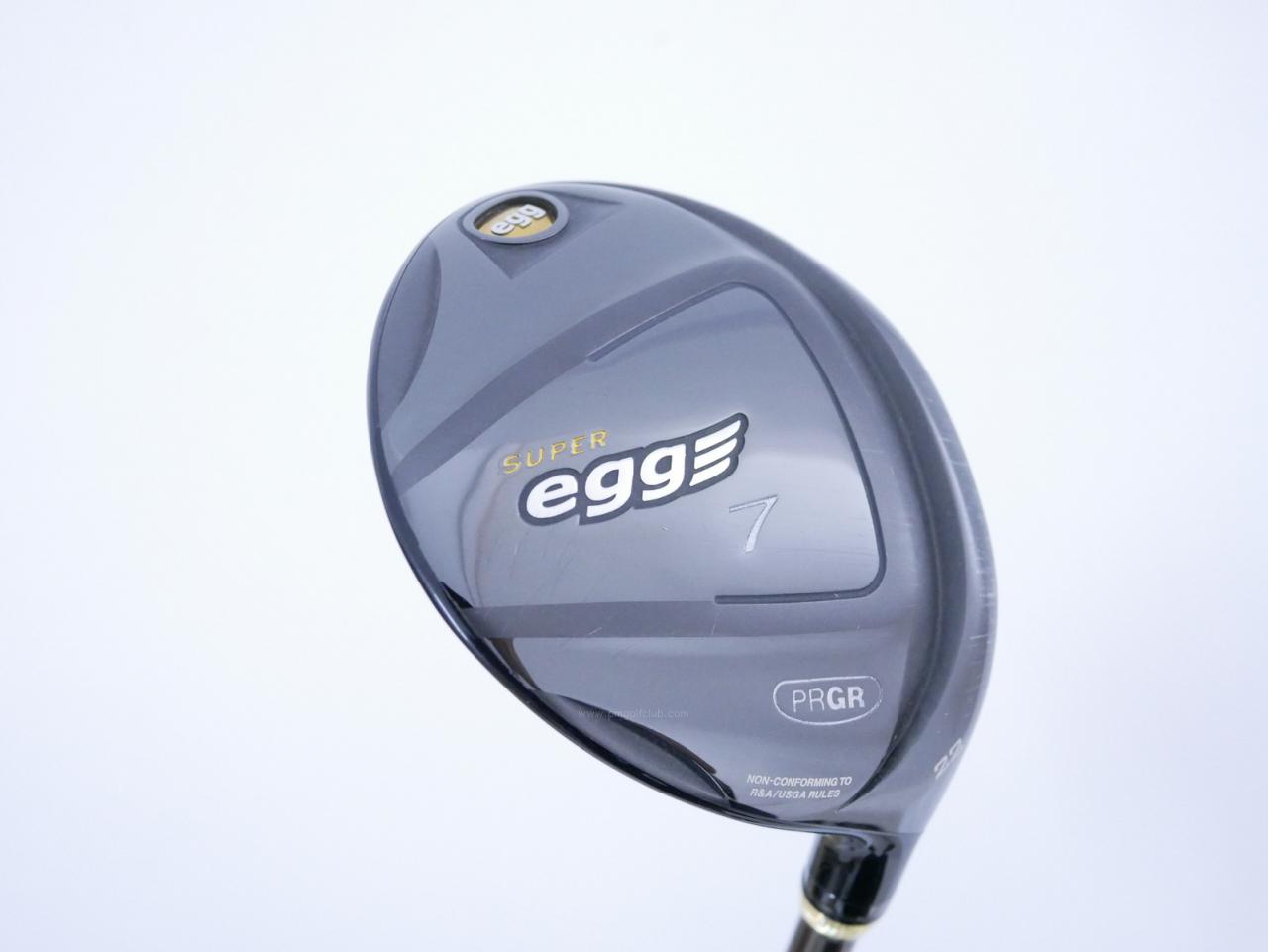Fairway Wood : PRGR : หัวไม้ 7 PRGR Super Egg (หน้าเด้งเกินกฏ COR 0.84 ออกปี 2018 หายากมาก) Loft 22 Flex R (M-37)