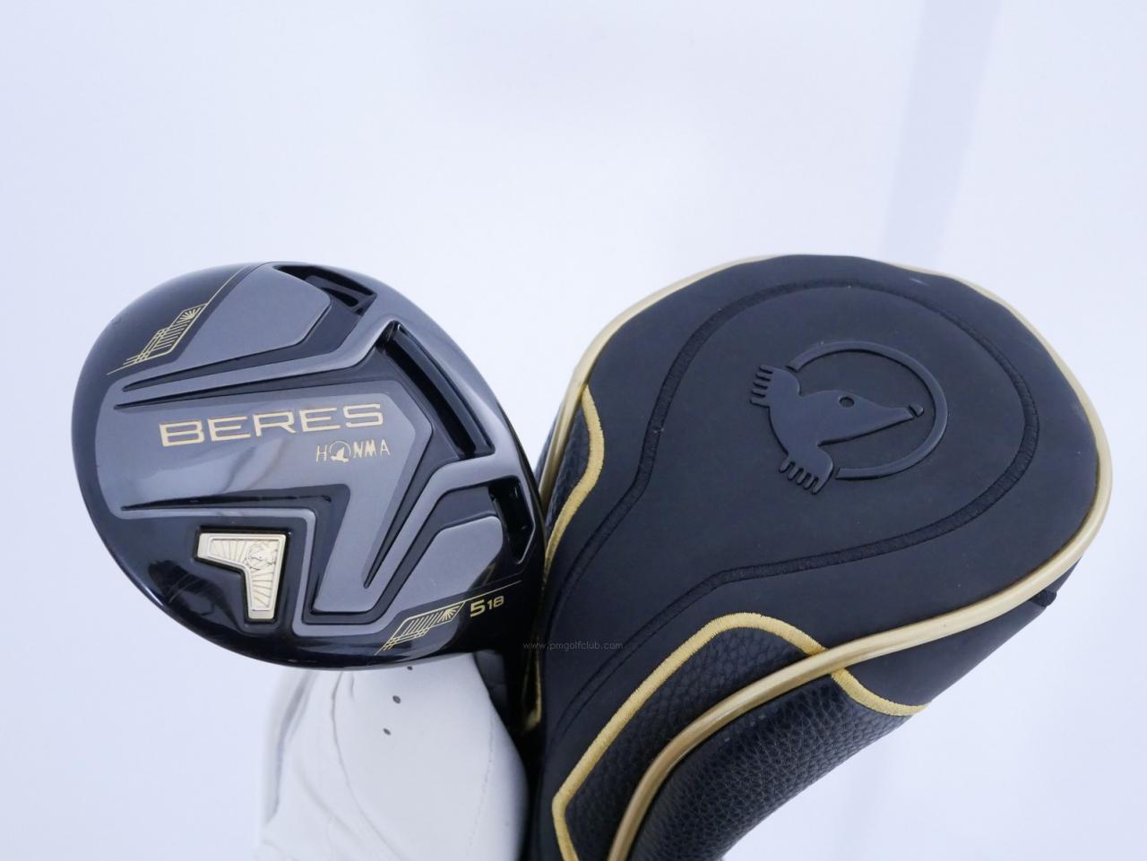 Fairway Wood : Honma : หัวไม้ 5 Honma Beres Black (รุ่นปี 2023) Loft 18 ก้าน Honma ARMRQ MX Flex S