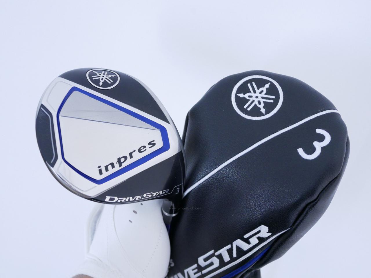 Fairway Wood : Yamaha : หัวไม้ 3 Yamaha Inpres DriveStar (รุ่นปี 2023 ตีไกลมากๆ) Loft 15 ก้าน Fujikura Speeder NX M423f Flex R