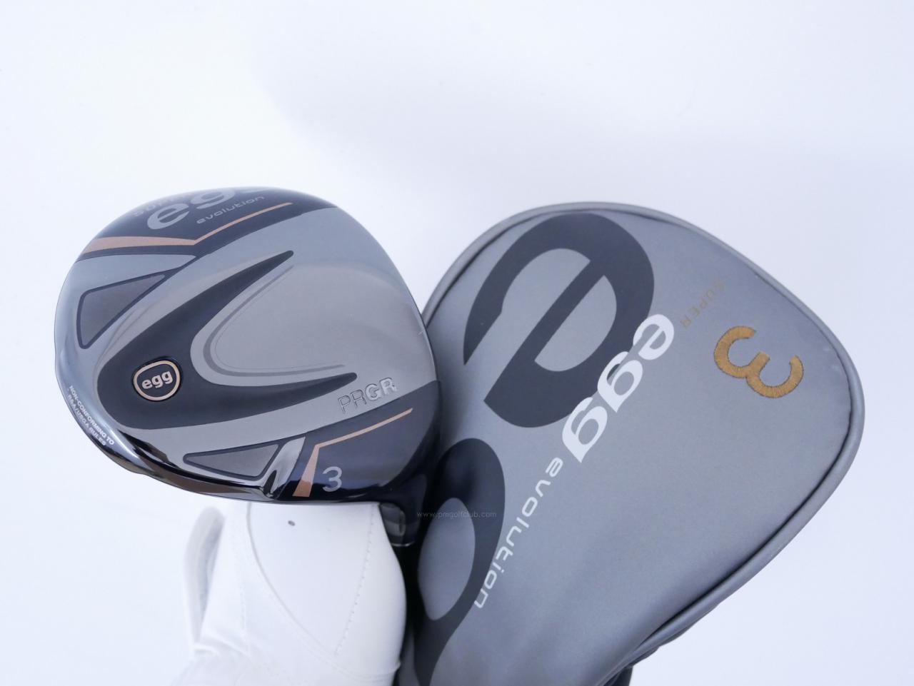 Fairway Wood : PRGR : หัวไม้ 3 PRGR Super EGG Evolution (รุ่นล่าสุด ออกปี 2024 หน้าเด้งเกินกฏ ตีไกลมาก) Loft 16 Flex R (M-37)