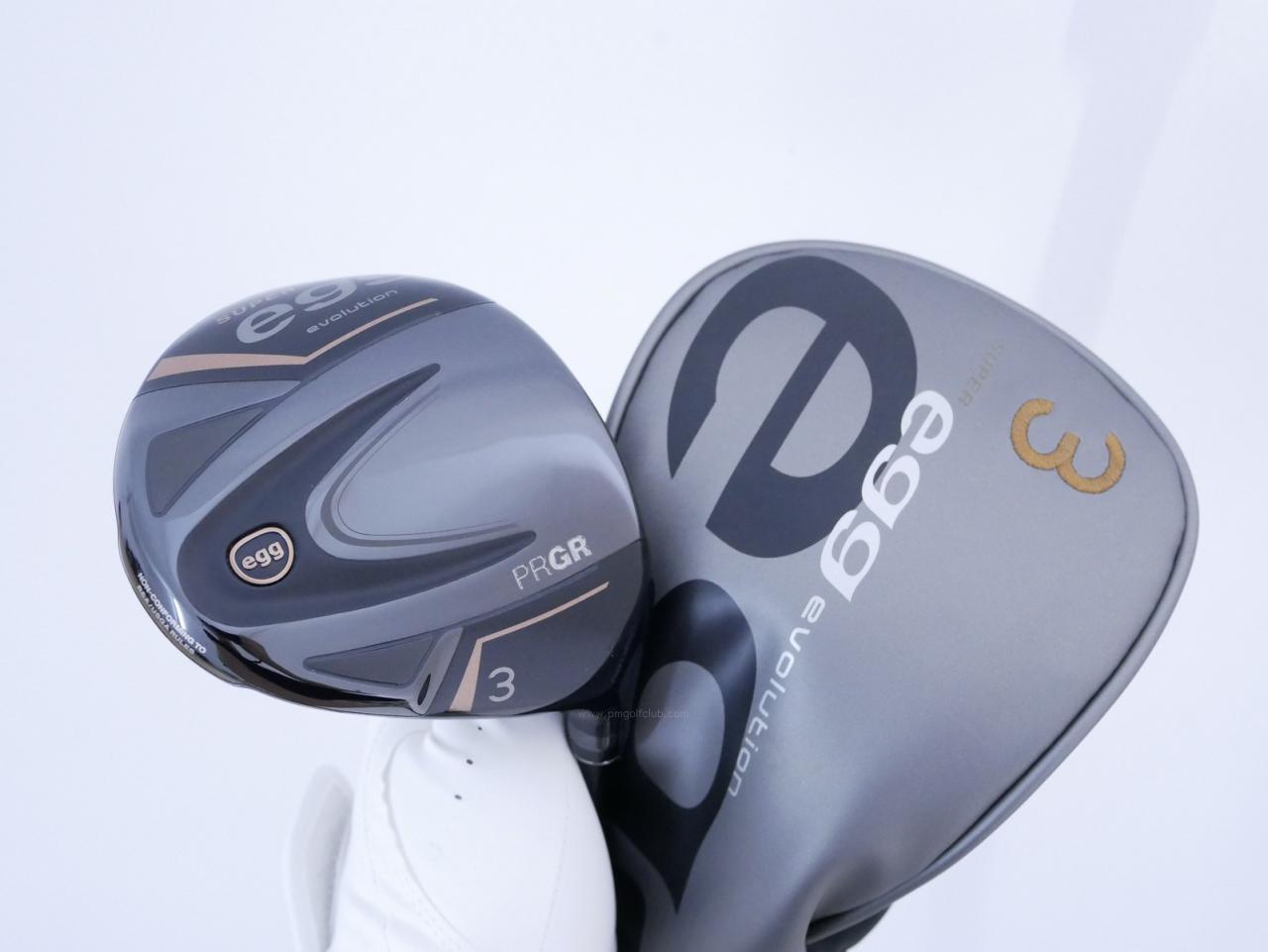 Fairway Wood : PRGR : หัวไม้ 3 PRGR Super EGG Evolution (รุ่นล่าสุด ออกปี 2024 หน้าเด้งเกินกฏ ตีไกลมาก) Loft 16 Flex SR (M-40)