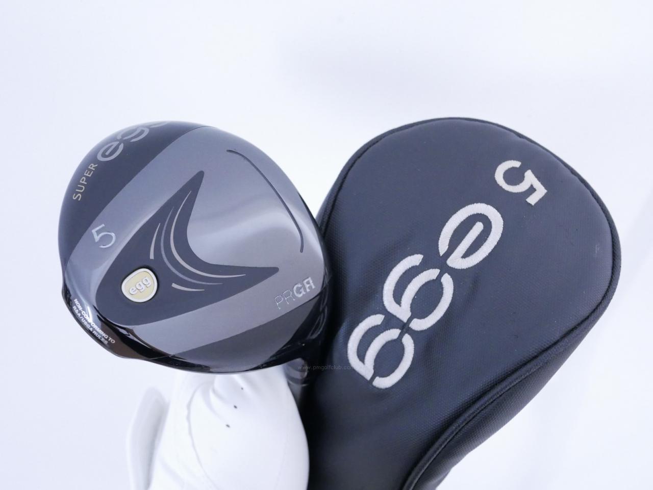 Fairway Wood : PRGR : หัวไม้ 5 PRGR Super Egg (รุ่นปี 2023 หน้าเด้งเกินกฏ COR 0.84 หายากมาก) Loft 19 ก้าน M-37 Flex R