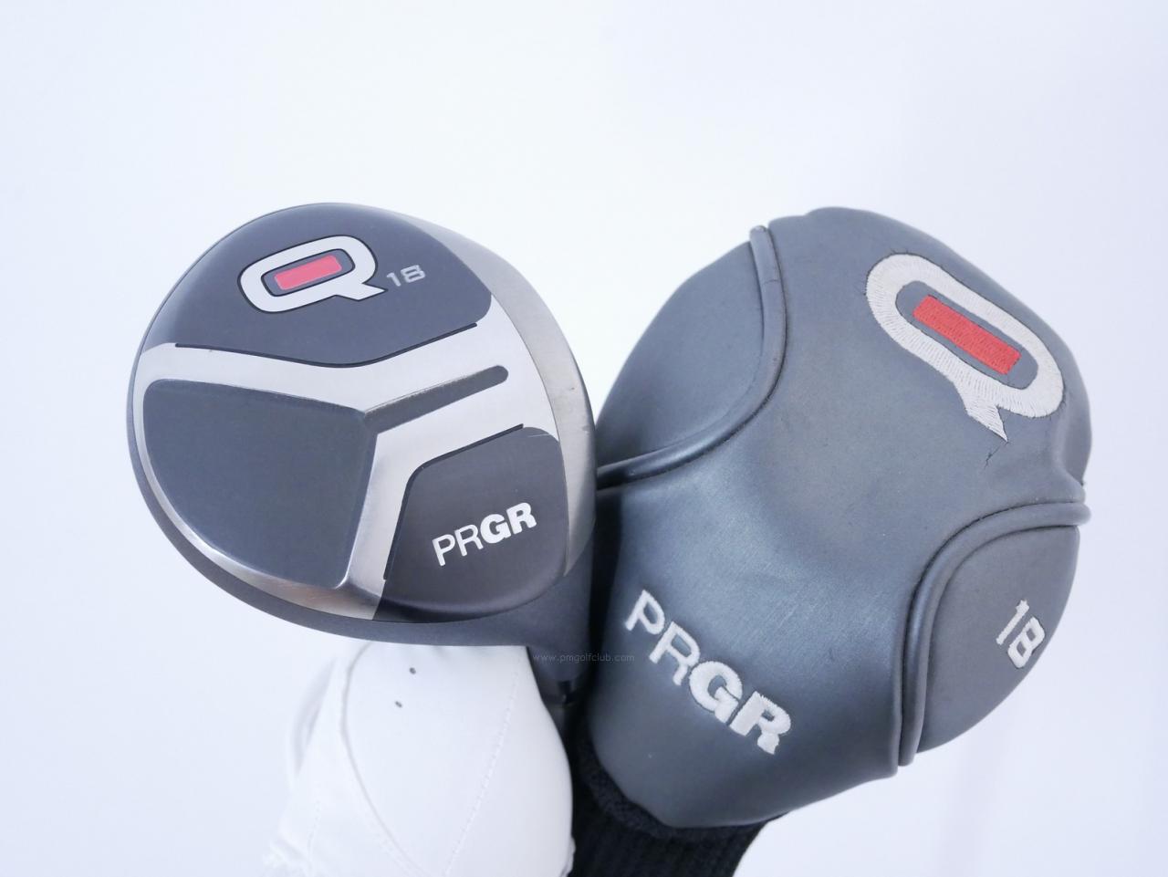 Fairway Wood : PRGR : ไม้กระเทย PRGR Q (รุ่นปี 2019 สำหรับเล่นได้ทุกไลน์) Loft 18 Flex R 