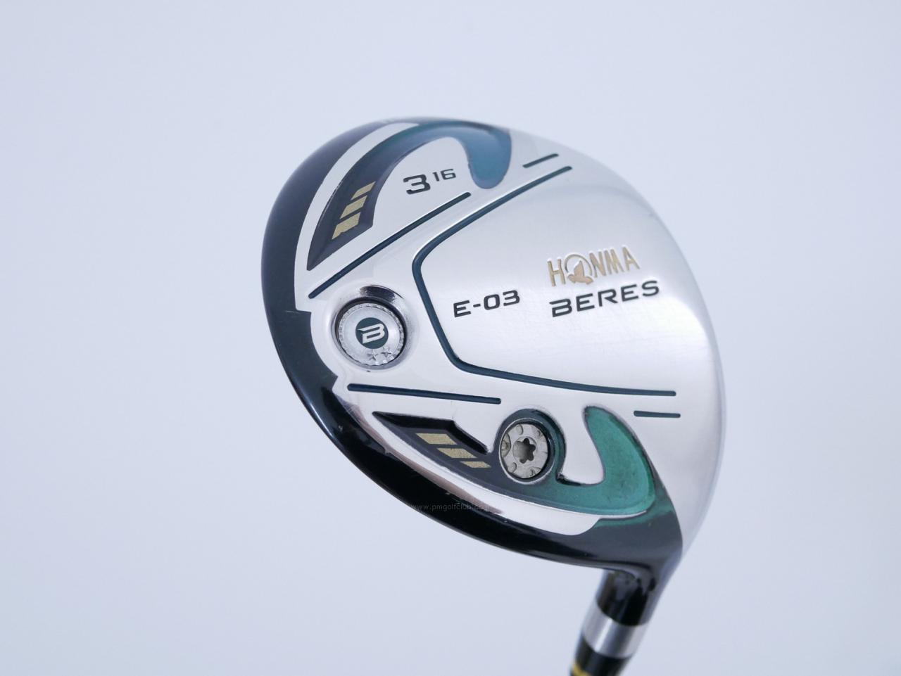 Fairway Wood : Honma : หัวไม้ 3 Honma Beres E-03 (ออกปี 2015 เหมาะกับซีเนียร์) Loft 16 ก้าน ARMRQ 8 (45) Flex R (2 ดาว)