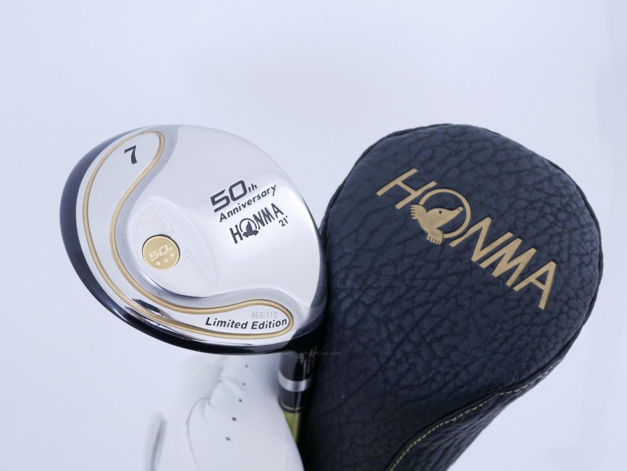 Fairway Wood : Honma : **ก้าน 3 ดาว** หัวไม้ 7 Honma 50th Anniversary (Limited Edition) Loft 21 ก้าน ARMRQ Flex S (3 ดาว)