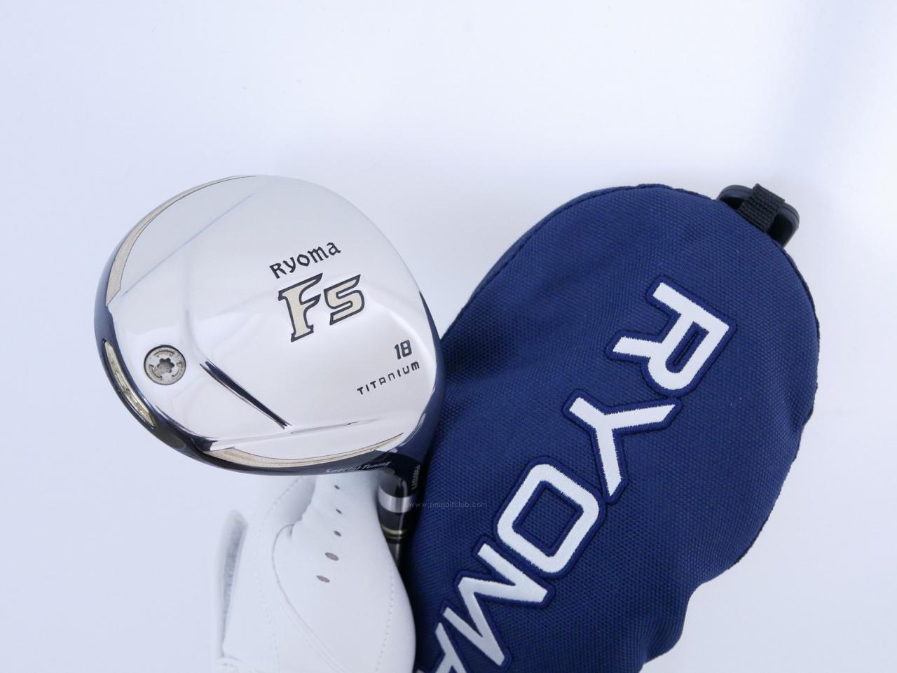 Fairway Wood : Other Brand : หัวไม้ 5 Ryoma F Titanium Special Tunning (ปี 2020 หน้าเด้งเกินกฏ ไกลมากๆ) Loft 18 ก้าน Ryoma Beyond Power Flex ∞
