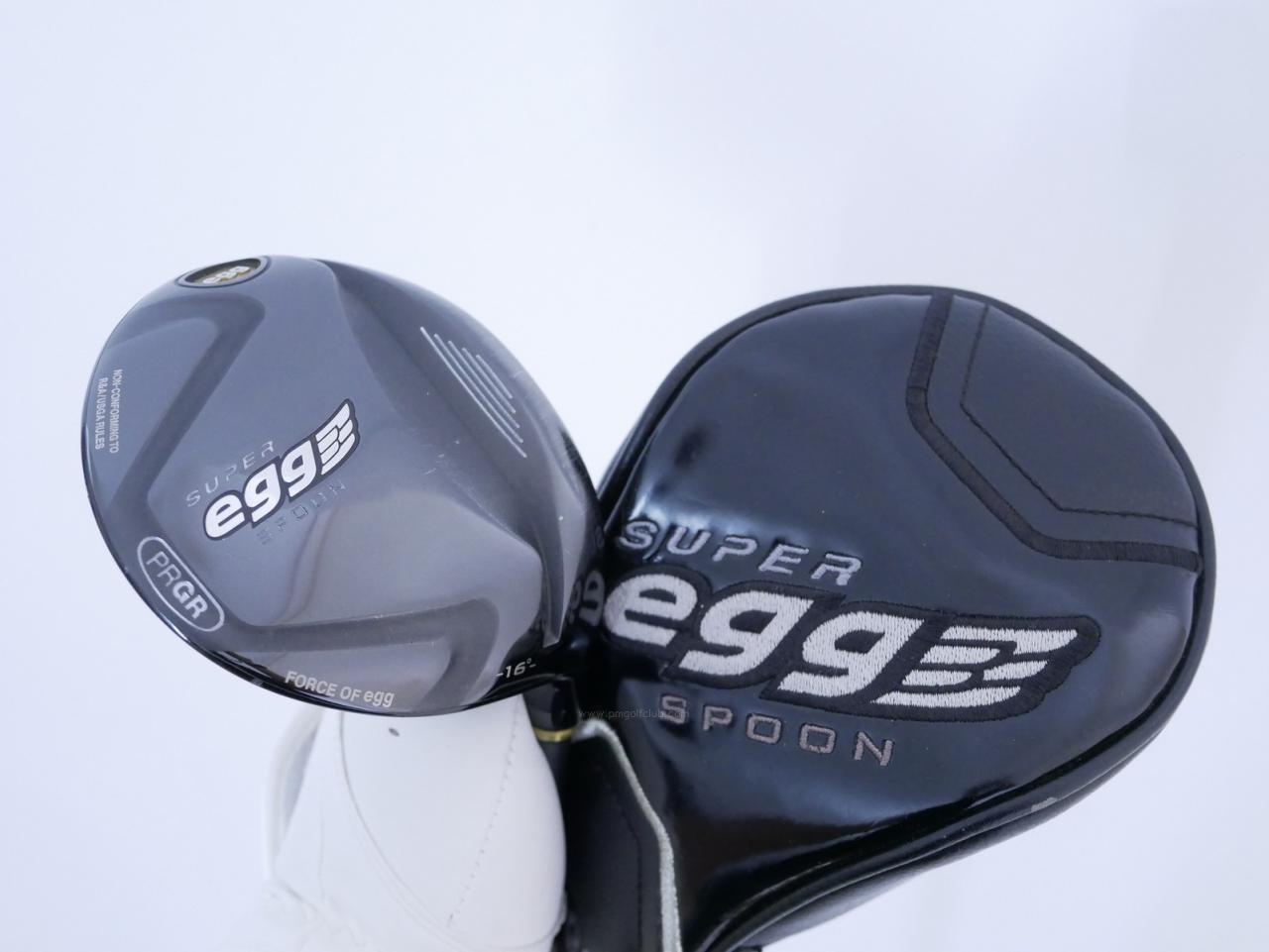 Fairway Wood : PRGR : หัวไม้ 3 PRGR Super Egg (หน้าเด้งเกินกฏ COR 0.84 ปี 2017 หายากมาก) Loft 16 Flex SR (M-40)