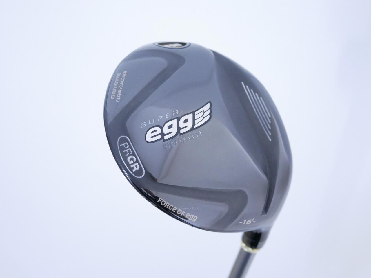 Fairway Wood : PRGR : หัวไม้ 3 PRGR Super Egg (หน้าเด้งเกินกฏ COR 0.84 ปี 2017 หายากมาก) Loft 16 Flex R (M-37)