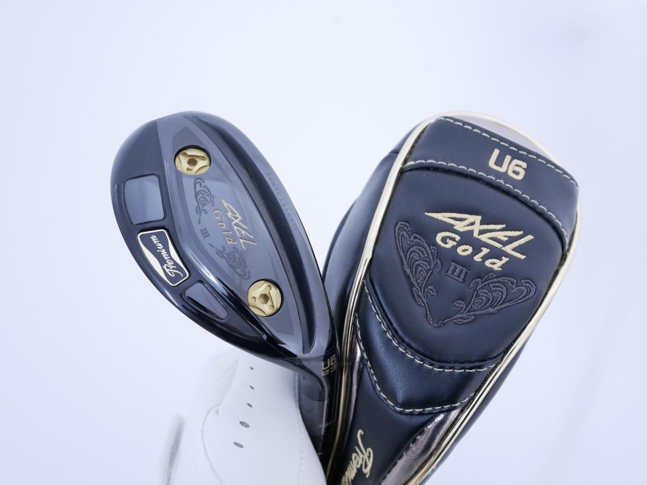 Fairway Wood : Tsuruya : ไม้กระเทย Tsuruya AXEL Gold Premium III (รุ่นปี 2019 ตัวท๊อป) Loft 23 Flex R