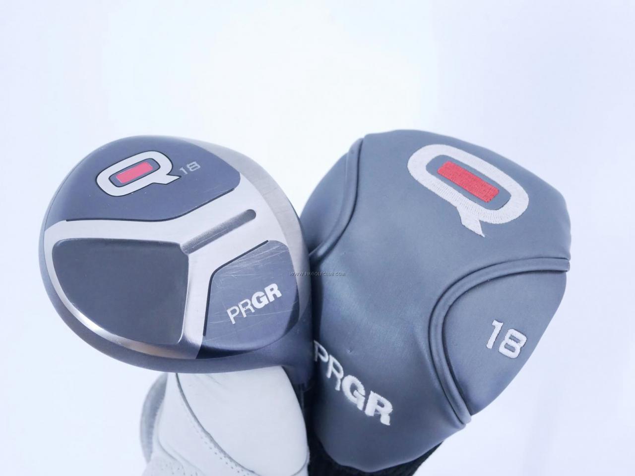 Fairway Wood : PRGR : ไม้กระเทย PRGR Q (รุ่นปี 2019 สำหรับเล่นได้ทุกไลน์) Loft 18 Flex R 