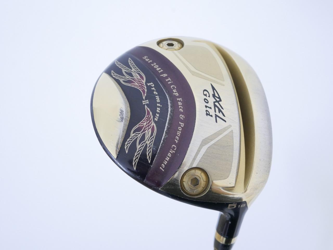 Fairway Wood : Tsuruya : หัวไม้ 5 Tsuruya AXEL Gold Premium II (รุ่นท๊อปสุด หายากมาก) Loft 18 Flex R