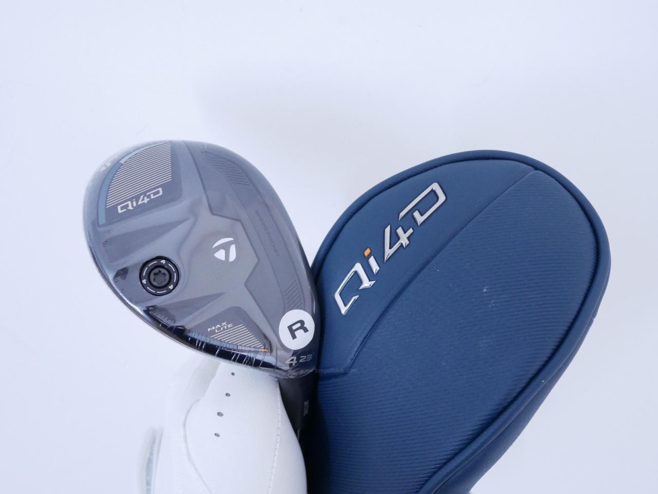 Fairway Wood : Taylormade : **ของใหม่ ยังไม่แกะพลาสติก** ไม้กระเทย Taylormade Qi4D MAX Lite Rescue (รุ่นใหม่ล่าสุด ออกปี 2026) Loft 23 ก้าน Mitsubishi REAX 45 Flex R