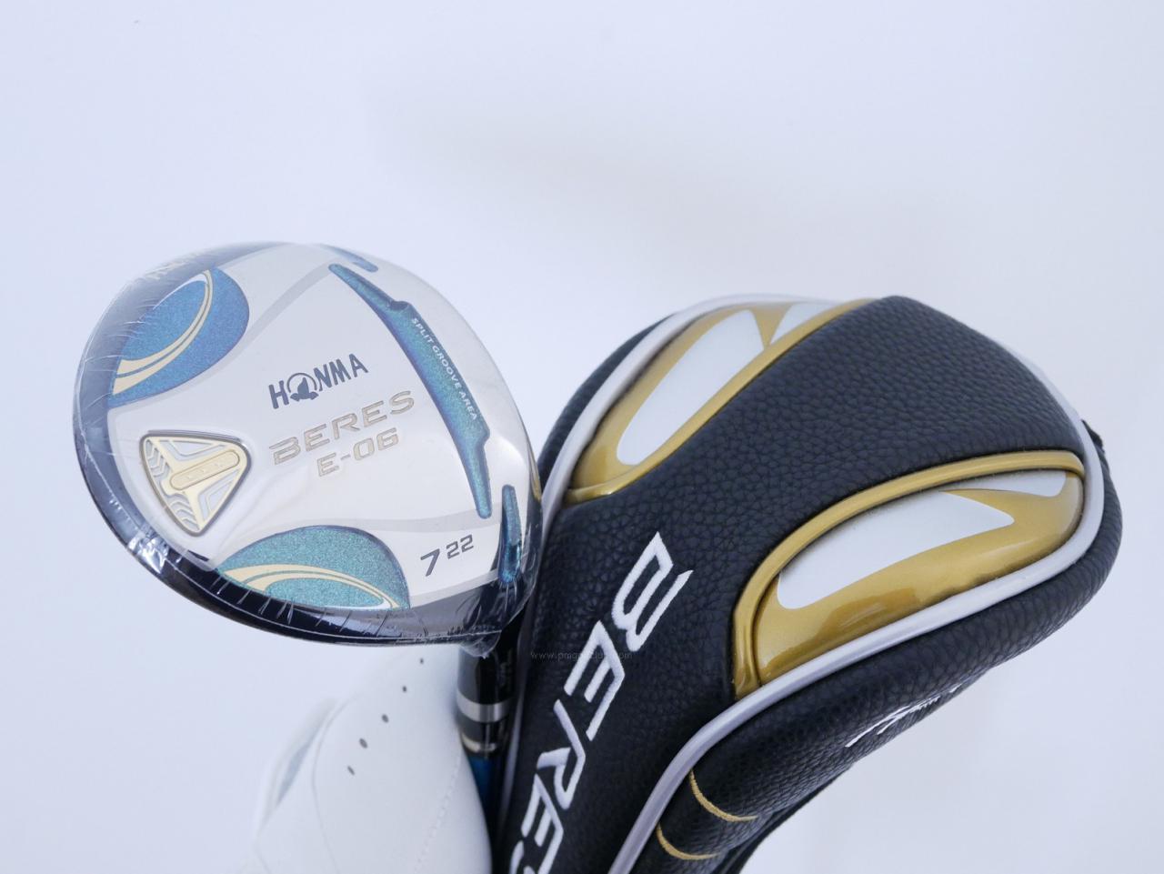 Fairway Wood : Honma : **ก้าน 3 ดาว ของใหม่ ยังไม่แกะพลาสติก** หัวไม้ 7 Honma Beres E-06 (รุ่นปี 2019) Loft 22 ก้าน ARMRQ X (43) FLex R (3 ดาว)