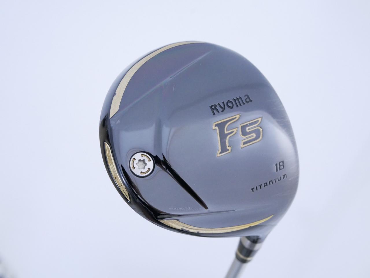 Fairway Wood : Other Brand : **มีบุบ** หัวไม้ 5 Ryoma F Titanium (รุ่นปี 2019 ไกลมากๆ) Loft 18 ก้าน Fujikura Speeder Evolution VI FW 60 Flex S