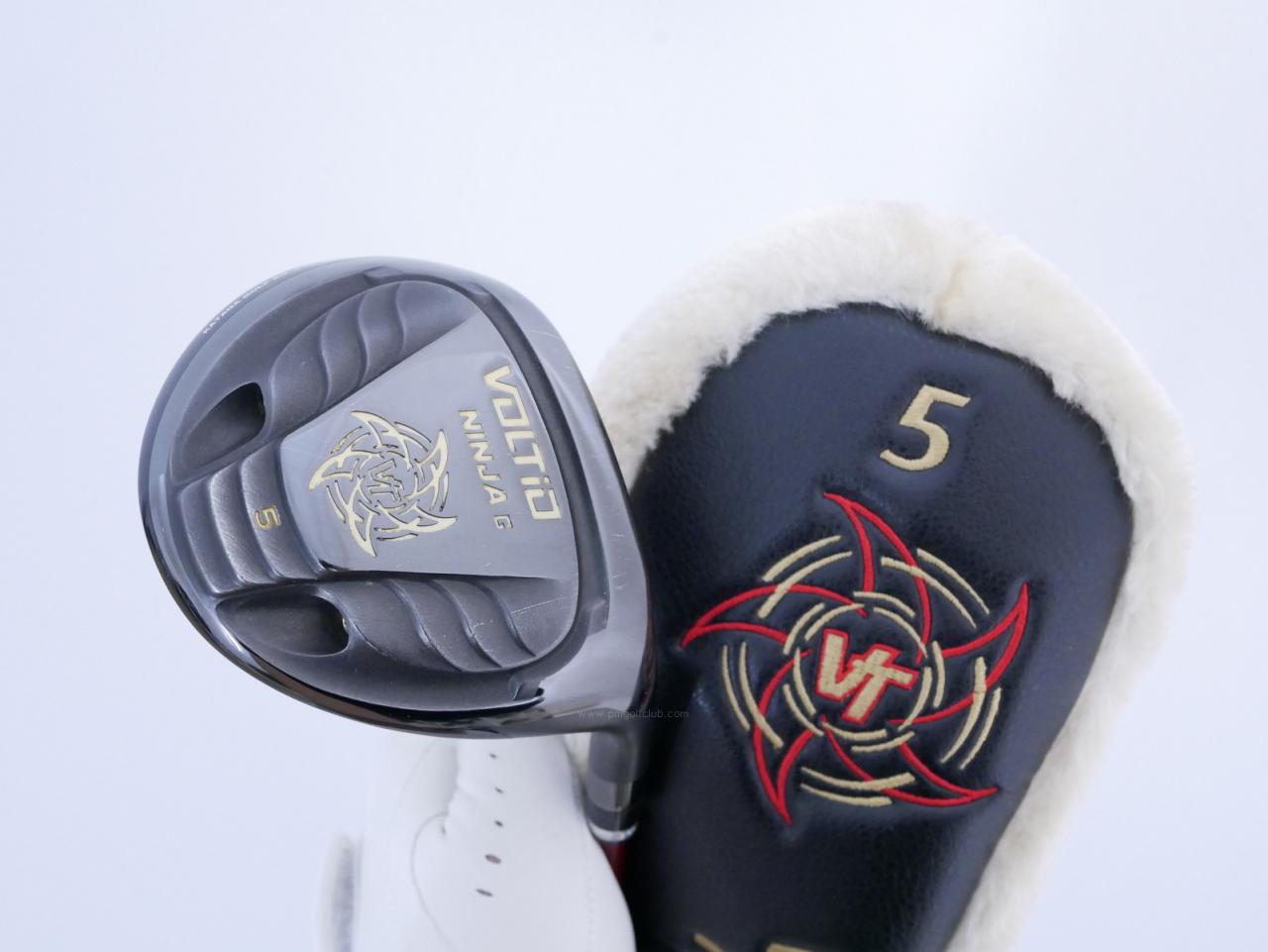 Fairway Wood : Katana : หัวไม้ 5 Katana Voltio NINJA G 880Hi (ตัวท๊อป มี Offset กันลูกออกขวา รุ่นปี 2018) Loft 18 ก้าน Fujikura Speeder 461 Flex SR