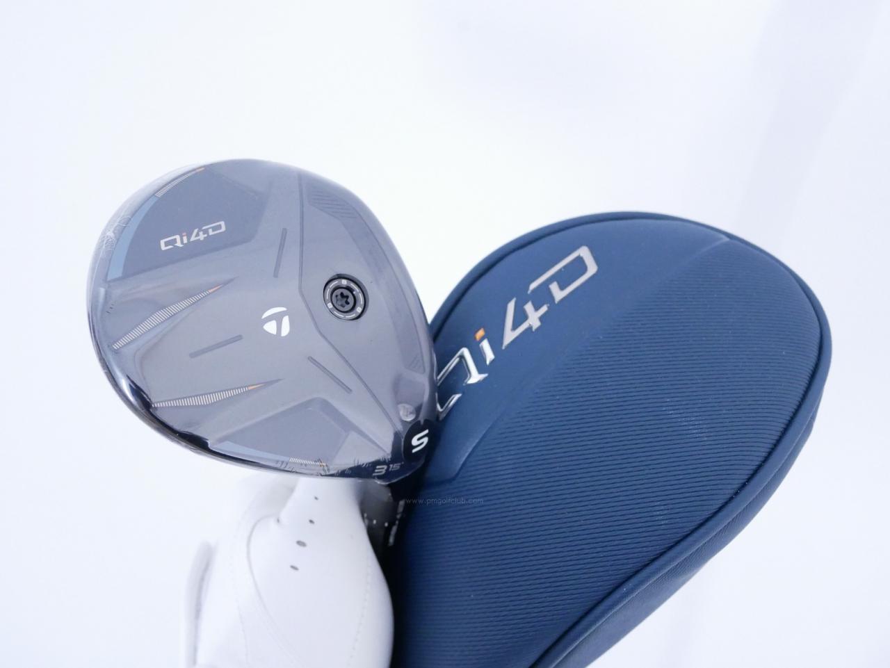 Fairway Wood : Taylormade : **ของใหม่ ยังไม่แกะพลาสติก** หัวไม้ 3 Taylormade Qi4D (รุ่นใหม่ล่าสุด ออกปี 2026) Loft 15 ก้าน Mitsubishi REAX 65 Flex S