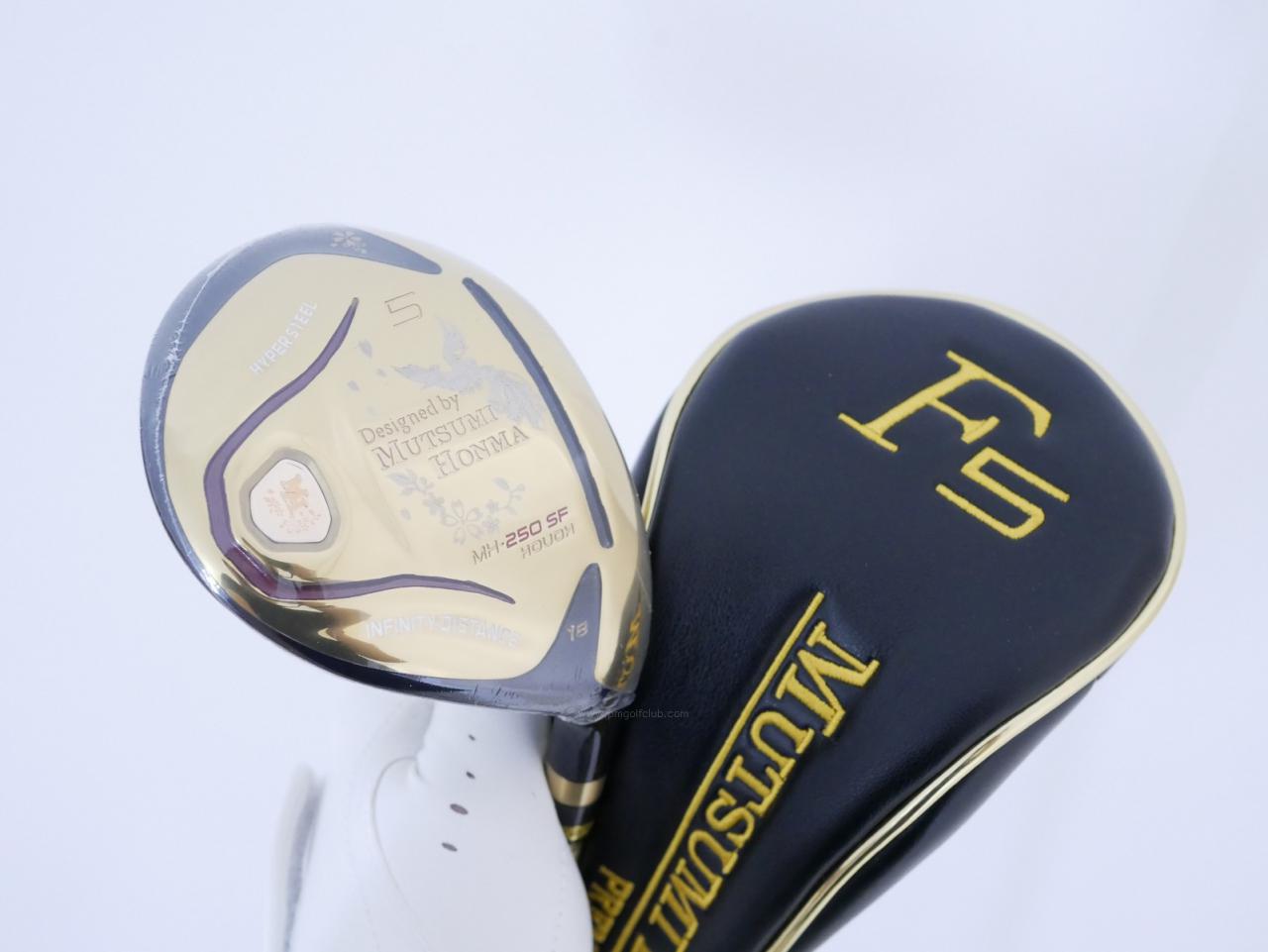 Fairway Wood : Other Brand : **ของใหม่ ยังไม่แกะพลาสติก** หัวไม้ 5 Mutsumi Honma MH250SF Loft 18 Flex R