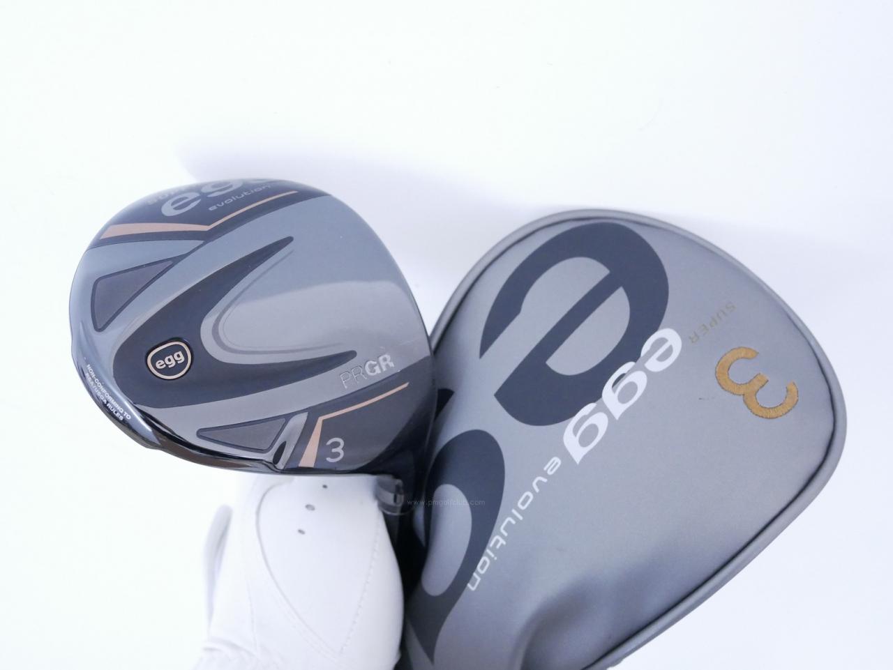 Fairway Wood : PRGR : หัวไม้ 3 PRGR Super EGG Evolution (รุ่นล่าสุด ออกปี 2024 หน้าเด้งเกินกฏ ตีไกลมาก) Loft 16 Flex SR (M-40)