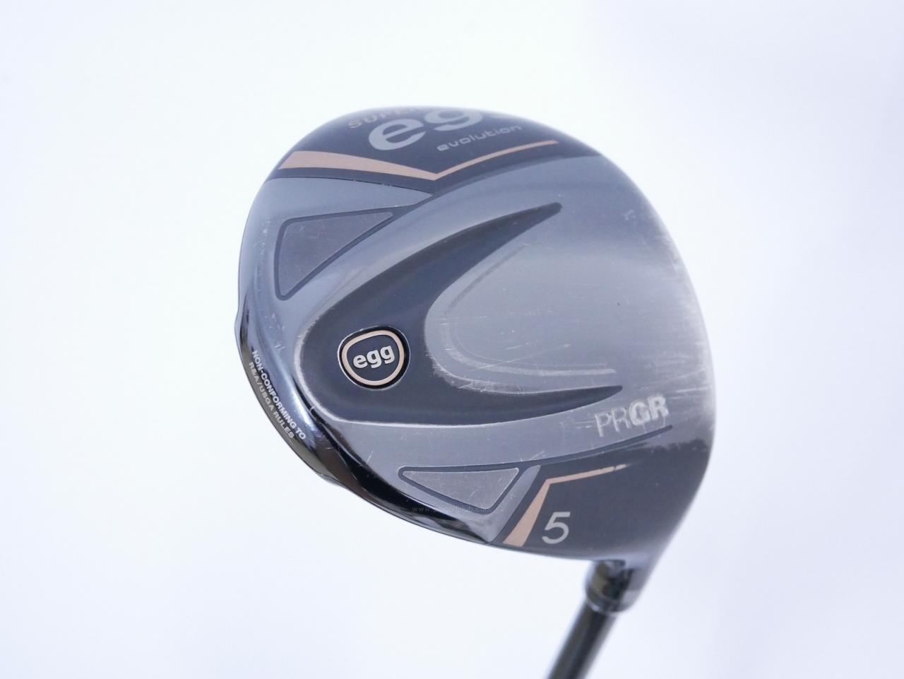 Fairway Wood : PRGR : หัวไม้ 5 PRGR Super EGG Evolution (รุ่นล่าสุด ออกปี 2024 หน้าเด้งเกินกฏ ตีไกลมาก) Loft 19 Flex R (M-37)