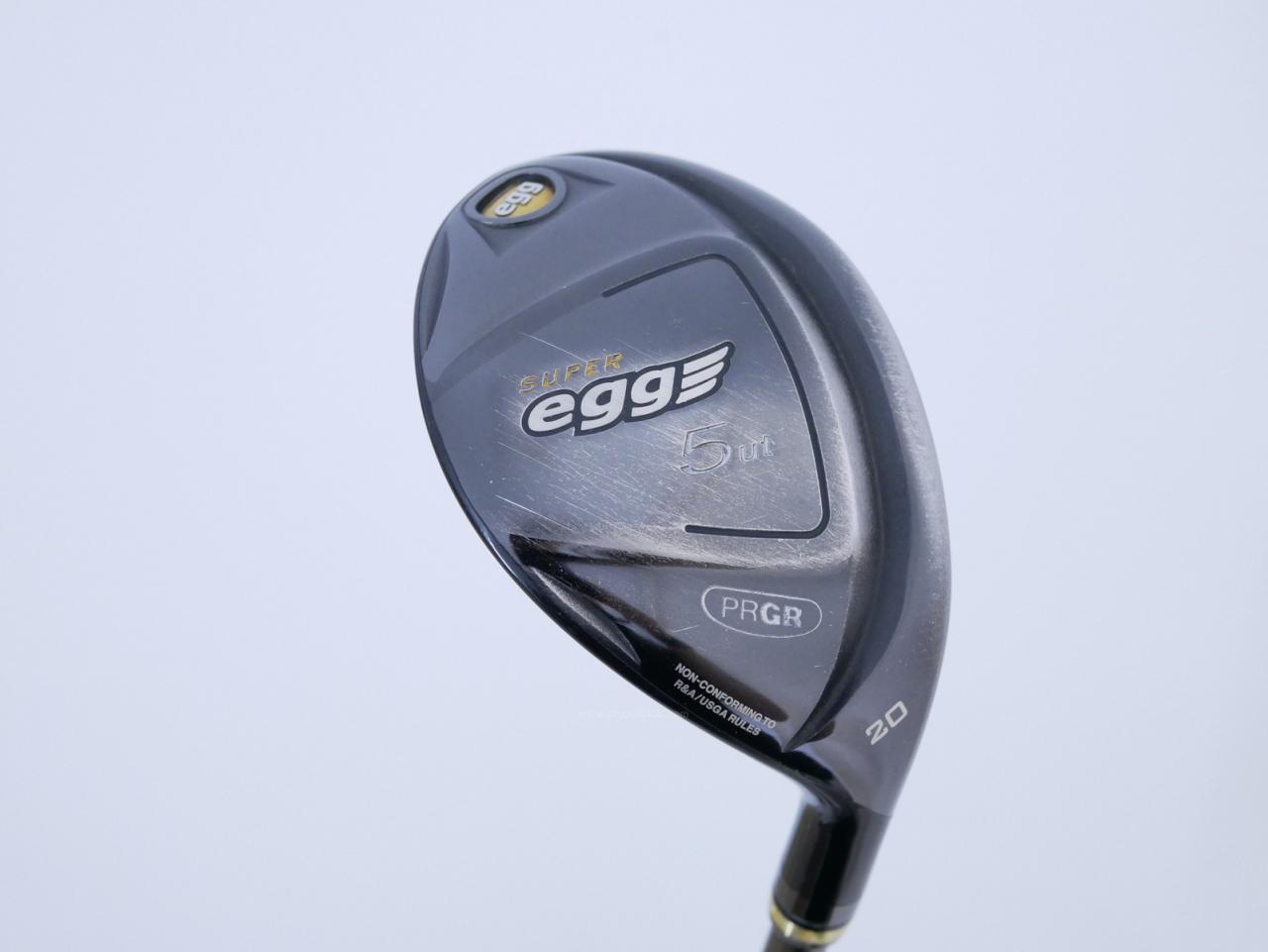 Fairway Wood : PRGR : ไม้กระเทย PRGR Super Egg (หน้าเด้งเกินกฏ COR 0.84 ออกปี 2018 หายากมาก) Loft 20 ก้าน M-37 Flex R