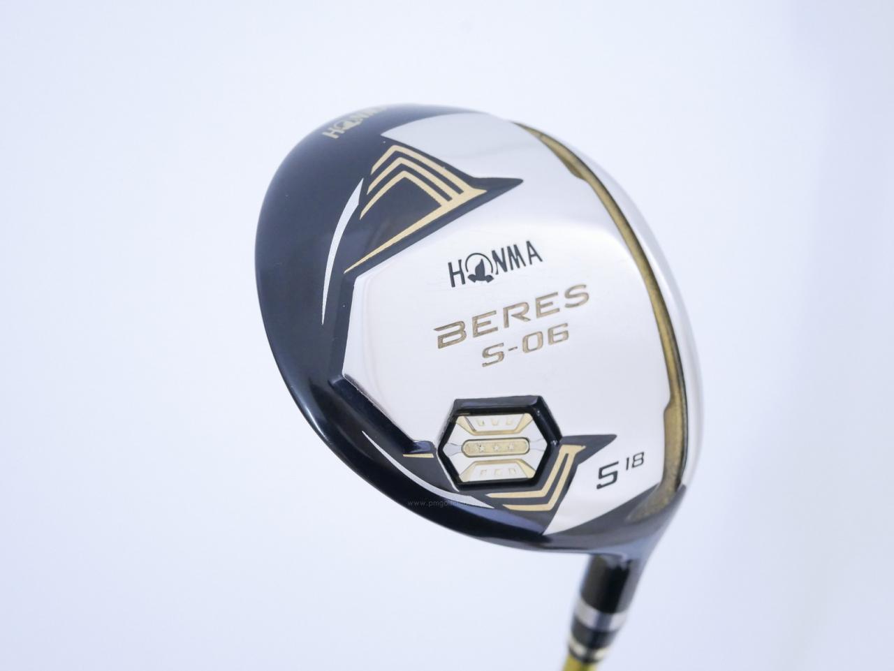 Fairway Wood : Honma : **ก้าน 3 ดาว** หัวไม้ 5 Honma Beres S-06 (รุ่นปี 2019) Loft 18 ก้าน ARMRQ X (47) Flex R (3 ดาว)
