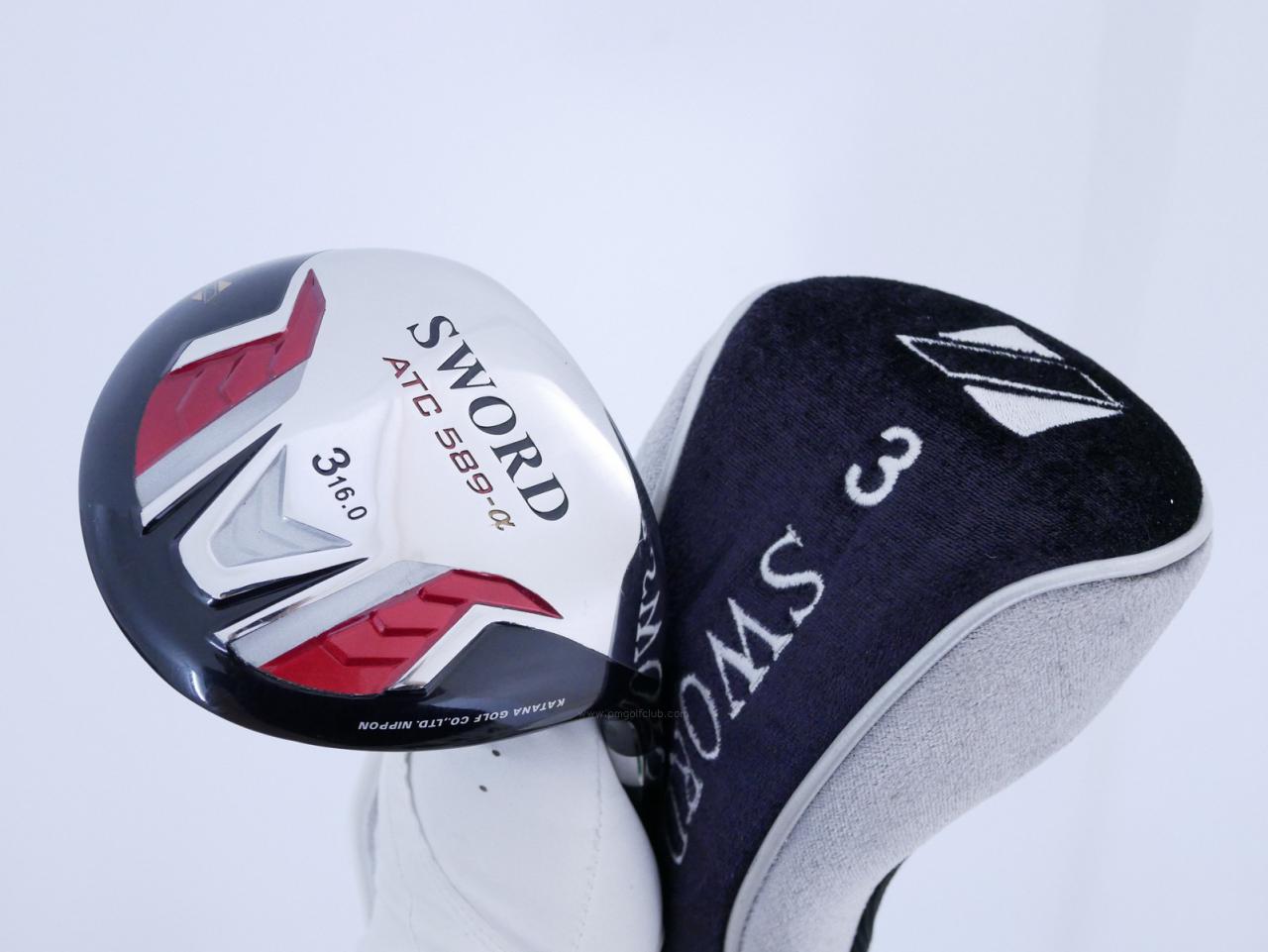 Fairway Wood : Katana : หัวไม้ 3 Katana Sword ATC-589a (ปี 2015) Loft 16 ก้าน Speeder 589 Flex SR