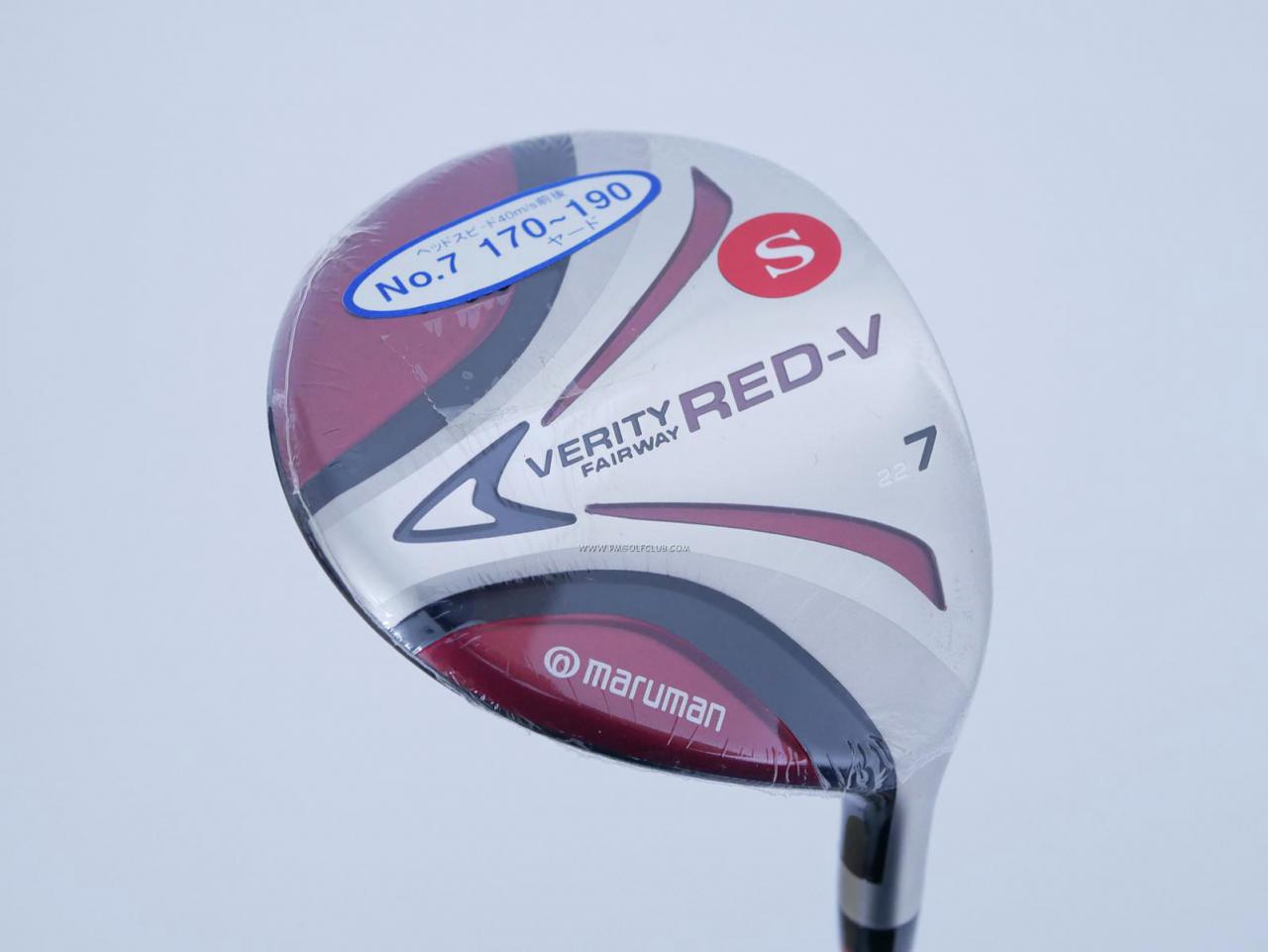 Fairway Wood : Maruman : **ของใหม่ ยังไม่แกะพลาสติก** หัวไม้ 7 Maruman VERITY Red-V Loft 22 Flex S