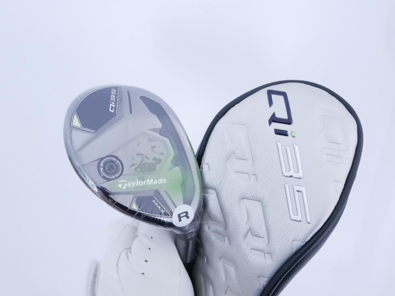 Fairway Wood : Taylormade : **ของใหม่ ยังไม่แกะพลาสติก** ไม้กระเทย Taylormade Qi35 MAX Rescue (รุ่นล่าสุด ออกปี 2025) Loft 23 ก้าน Mitsubishi Diamana TM60 Flex R